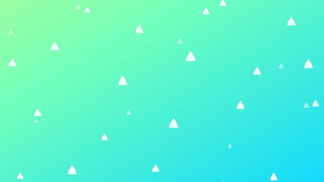minimalist spring green rain falling on fresh background