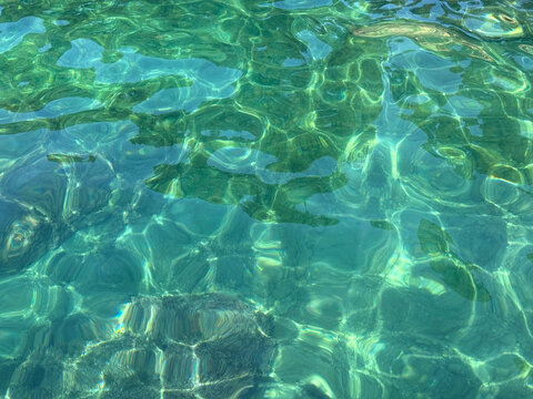 Pristine waters of Mediterranean sea