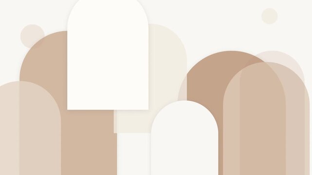 Minimal Tan And White Arch Wedding Background