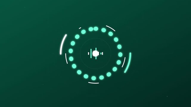 mint fresh clean audio equalizer vector design