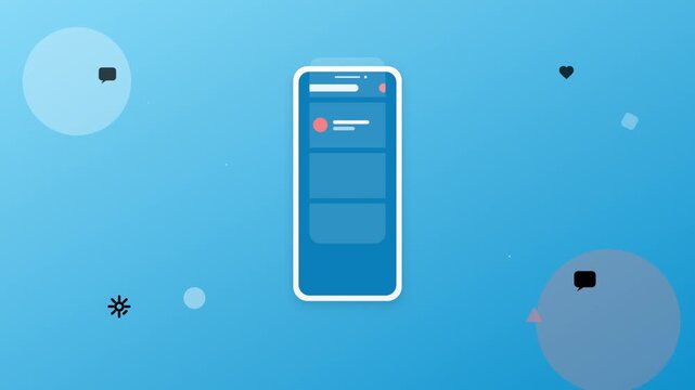 mobile app development smartphone interface motion design