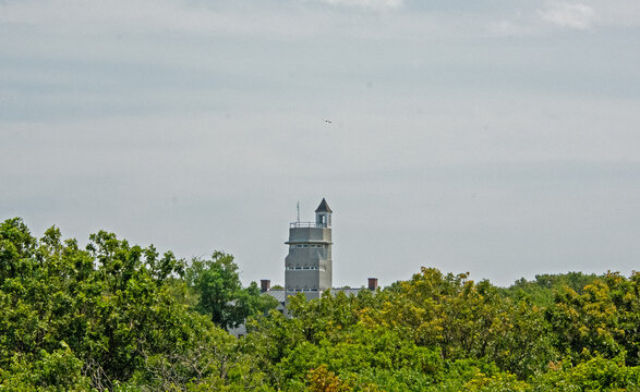 lighthouse on the coast of the sea
