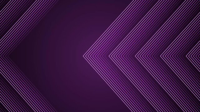 Abstract background with thin turquoise diagonal lines forming layered chevron shapes animation