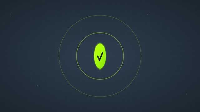shield tick verification approved safety check animation