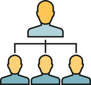 Corporate Hierarchy Icon
