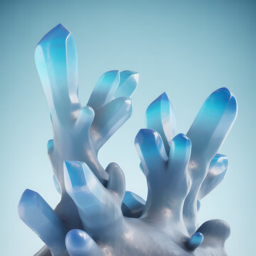  Elegant Water Splash and Artistic Nature Inspired Design for Beauty, 3D under water flower/ marjan flower under water