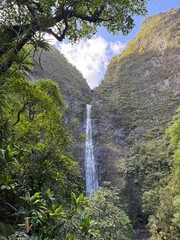 waterfall in the mountains © James