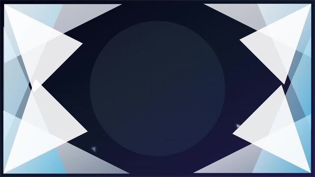 sleek arctic white ice shard expansion transition