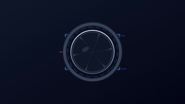 sleek camera lens shutter photography motion graphic design