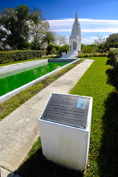 The Hindu Garden of Meditation at Florida Southern College FSC at Lakeland Central Florida United States . 07.20.26