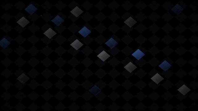 Modern Diamond Pattern Grid Shifting Vector Animation
