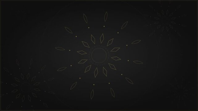 Sleek Dark Grey And Gold Corporate Festival Background