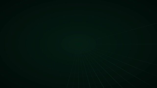 sleek emerald green rotating linear vector background