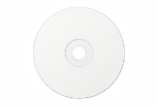 Blank White Compact Disc for Mockup