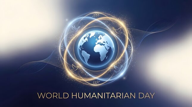 World humanitarian day concept global unity and compassionate support