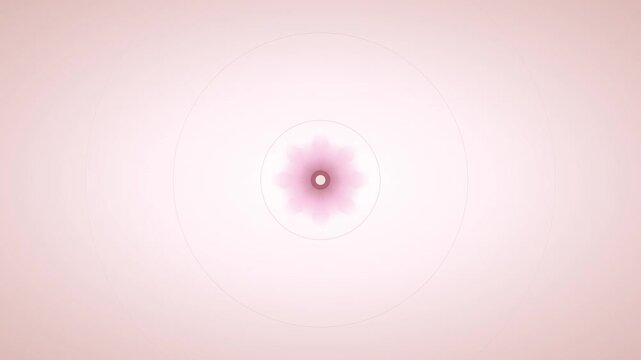 Modern Minimalist Pink Lotus Wedding Invitation Vector