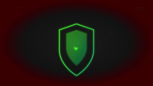 Modern Shield Antivirus Malware Protection Cyber Security Background