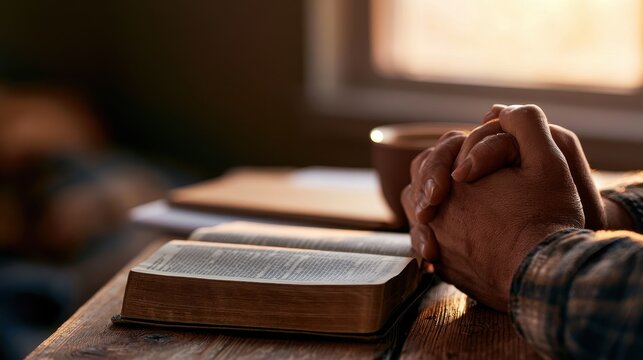 Comienzo del d&Atilde;&shy;a con meditaci&Atilde;&sup3;n y lectura de las Escrituras en un ambiente c&Atilde;&iexcl;lido