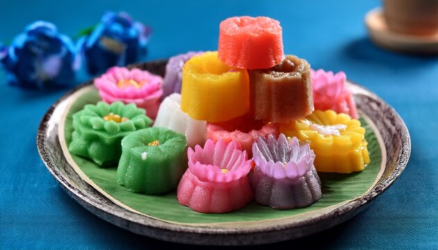 delicious getuk dessert a colorful and appetizing culinary delight