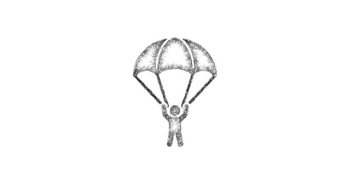 Sketch field deployment icon animation - smooth progressive reveal