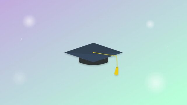 Online Learning Cap Graduation Academic Background