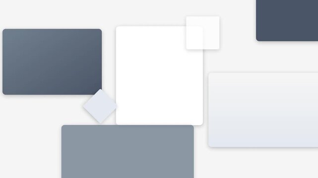 soft shadow flat design ui layered card animation