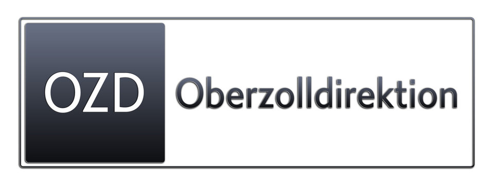OZD - Oberzolldirektion - Jura Rechts Abk&uuml;rzung