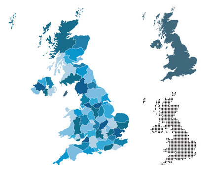 Set maps of United Kingdom