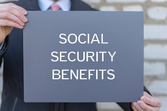Concept of social security benefits.