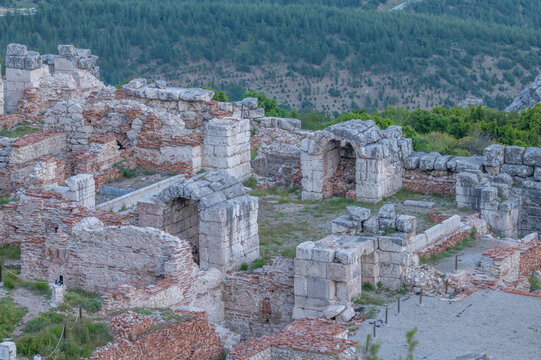 Various images of the ancient city of Sagalassos, located within the borders of Burdur province in T&uuml;rkiye.