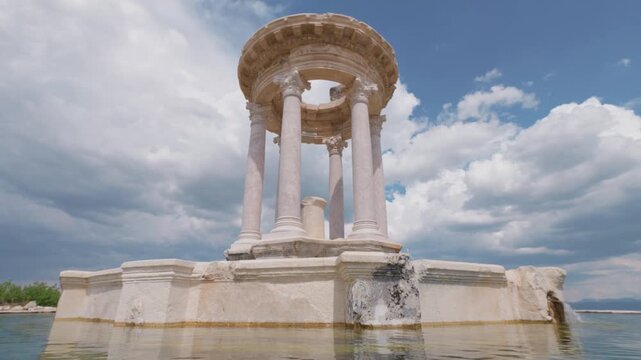 Various video images of the ancient city of Kibyra, located within the borders of Burdur province in T&uuml;rkiye.
