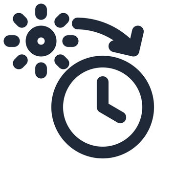 Daylight Saving Time Change Icon