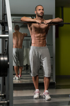 Relaxing In The Fitness Center