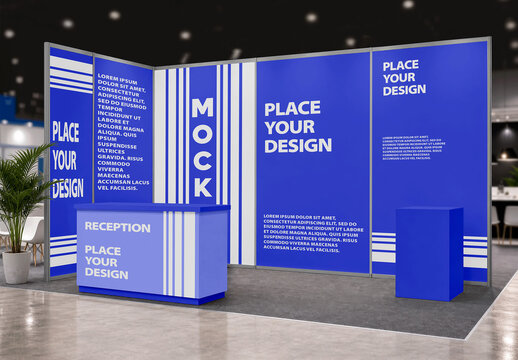 Exhibition Booth Trade Show Mockup
