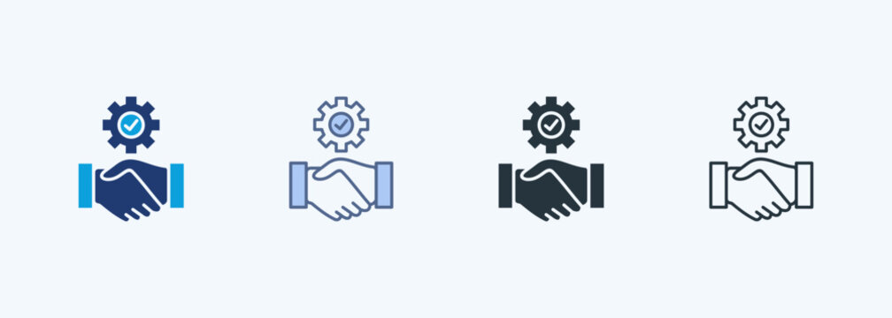 Agreement Multiple Style Icon Collection