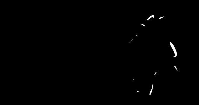 Cartoon Goo Stream Flowing With Stretchy Motion