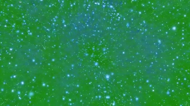 Blue Particle Explosion