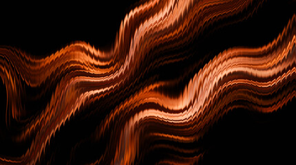 Abstract orange vertical glass stripes wallpaper, modern art background design, luxury texture pattern, creative graphic element for website layout, a visually striking backdrop. © KP Stock