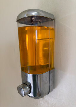 Sanitiser flask with creative orange colour