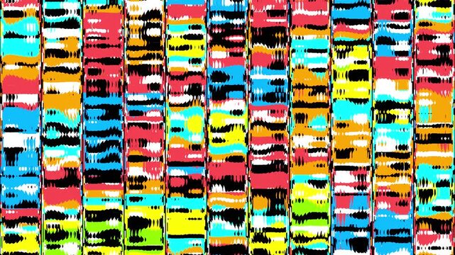 Abstract Colorful Fluid Distortion Motion Background Loop
