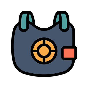 Gonadal Lead Shield Protector Icon for X-Ray Safety