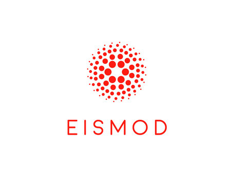 Abstract dotted sphere icon. This logotype is designed for technology startups digital networks data analytics firms research laboratories and communication service companies.