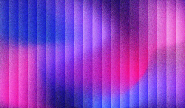 Grainy striped background with pink and purple gradients for modern design