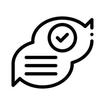 approvecomment line icon