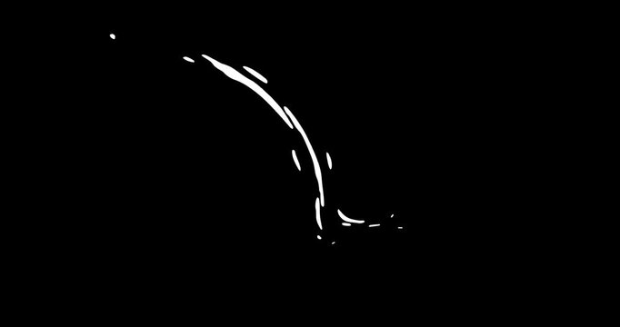 Splash Closing Into Single Drop Animation