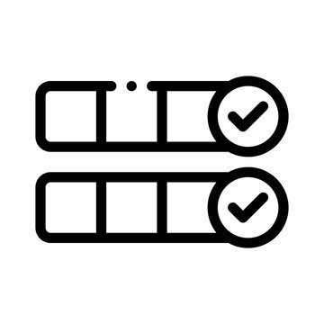 trainingprogress line icon