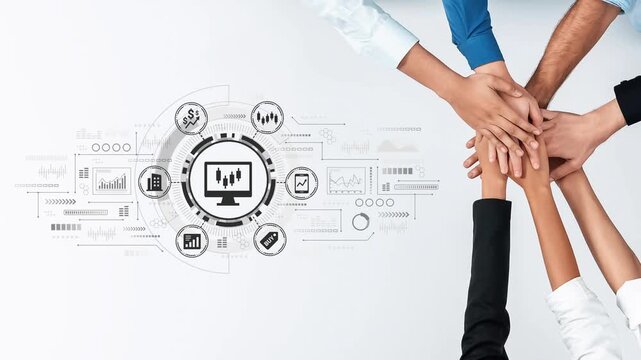 Collaborative Teamwork for Data Analysis and Business Growth with Computer Screen and Graphical Elements in Professional Setting. Entropy.