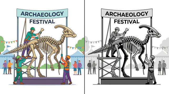 Archaeology Festival: Dinosaur Skeleton Assembly
