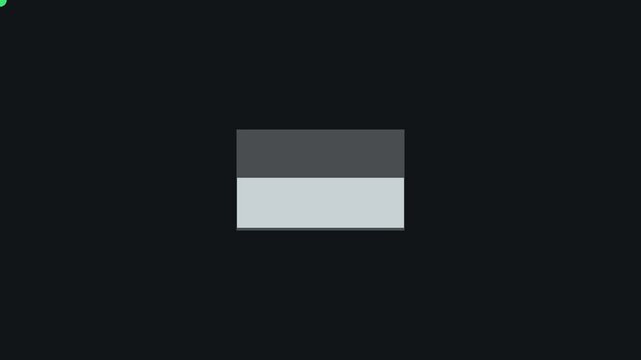 Minimalist horizontal split screen animation 4k background, with dark grey, and light grey, geometric blocks