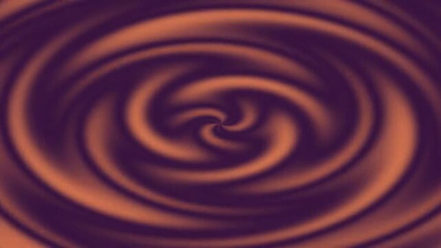 Swirling Warm Orange Vortex in Motion